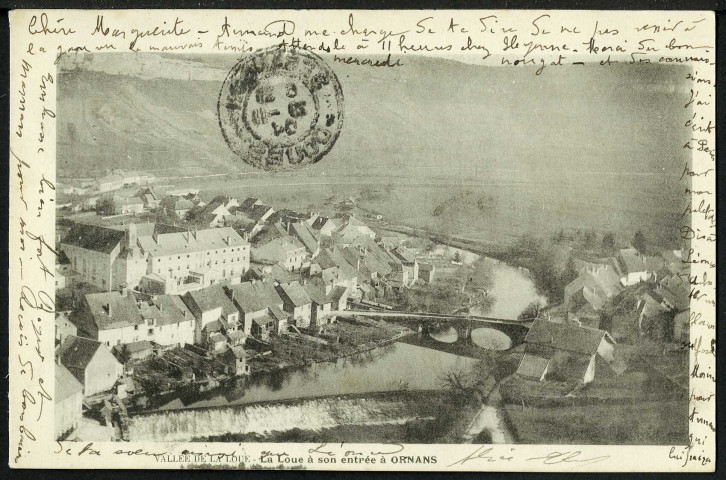 La Loue à son entrée à Ornans