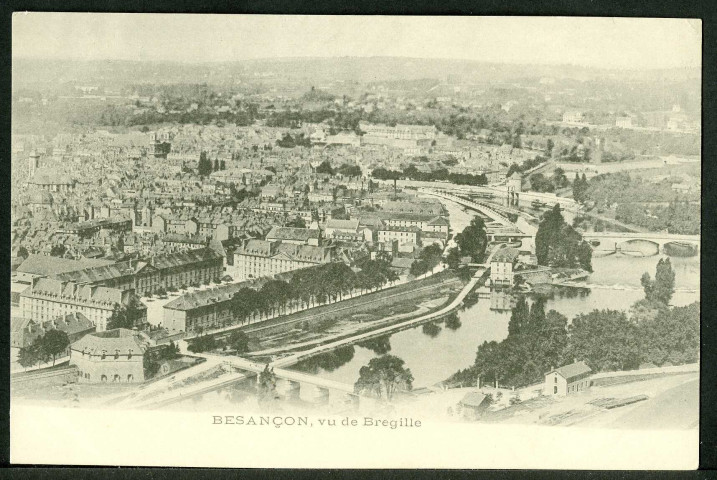 Vue générale prise de Bregille