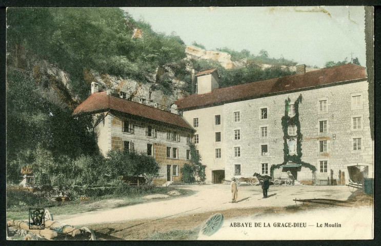 Abbaye de la Grace-Dieu. Le moulin