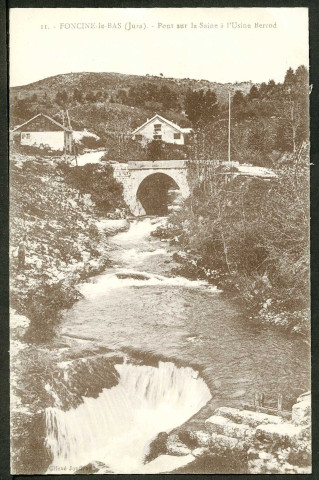 Pont sur la Saine à l'usine Berrod