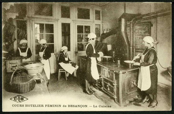 Cours hôtelier Jeannin de Besançon, la cuisine