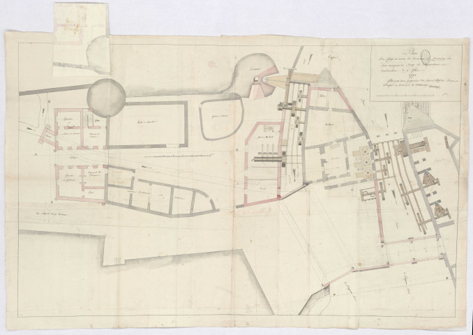 Forges, plan des forges et usines