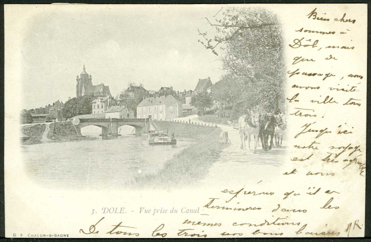 Vue prise du canal