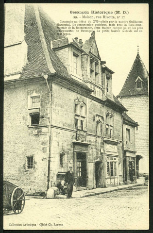 Maison rue Rivotte, n°17, hôtel Mareschal