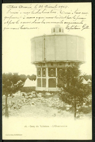 Le camp, l'observatoire