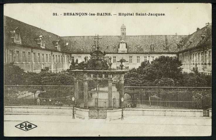 Vue générale de l'hôpital Saint-Jacques