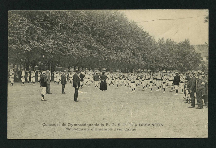 Concours de gymnastique de la FGSPF