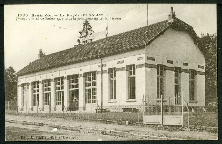 Vue du foyer du soldat