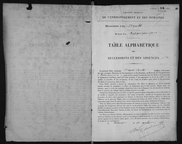 1er juillet 1867-1er juillet 1869