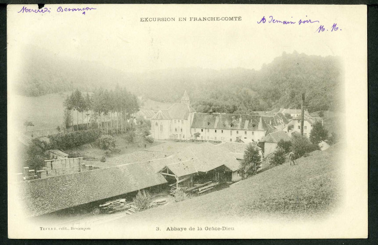 Abbaye cistercienne, Notre-Dame de la Grâce-Dieu