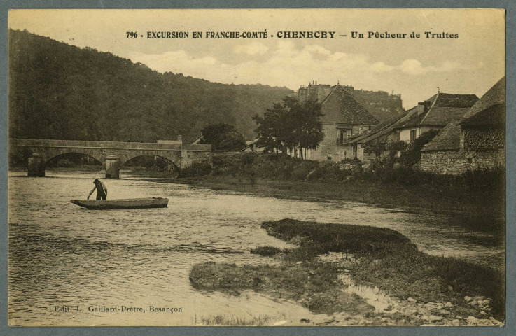 Un pêcheur de truites