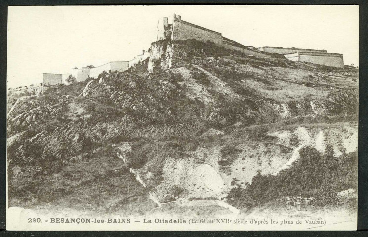 La citadelle vue des Prés-Verts