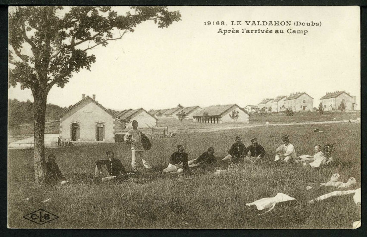 Après l'arrivée au camp