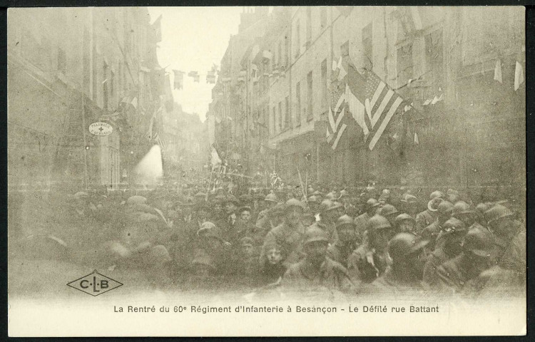 Le 60e R.I. rue Battant