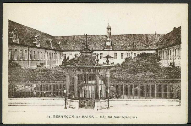 Vue générale de l'hôpital Saint-Jacques