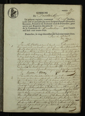 D 1833