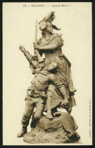 La statue "Quand-Même"