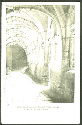 Vue du promenoir du cloître