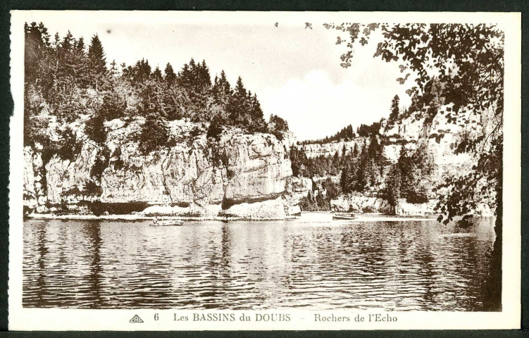 Les bassins du Doubs. Rocher de l’Écho