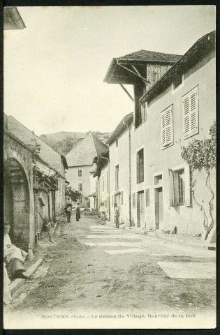 Dessus du village, quartier de la Doit