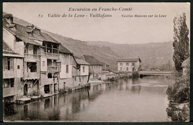 Vieilles maisons sur la Loue