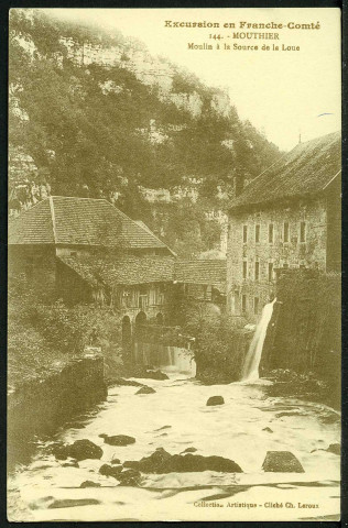 Moulin à la source de la Loue