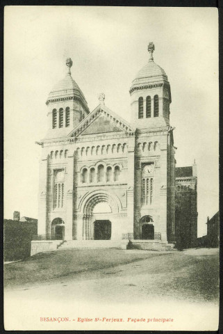 Basilique de Saint-Ferjeux, façade principale