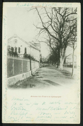 Avenue des Fossés et synagogue