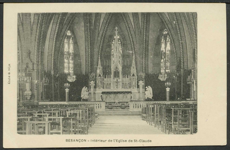 Intérieur de l'église de Saint-Claude