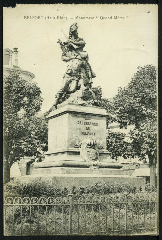 La statue "Quand-Même"