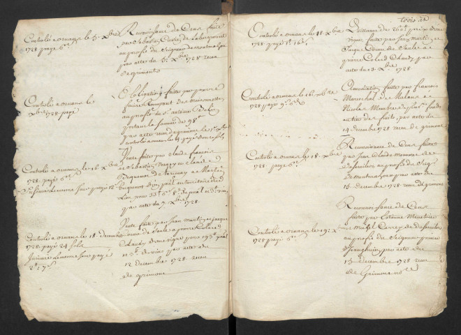 Répertoire chronologique