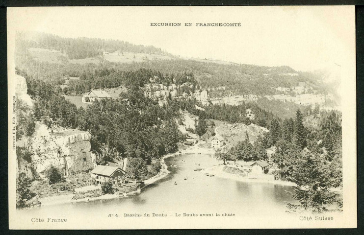 Bassins du Doubs. Le Doubs avant la chute