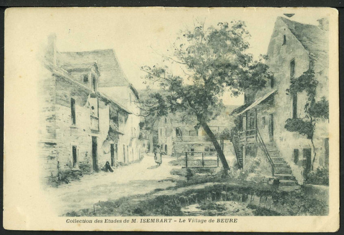 Collection des études de M. Isembart, le village de Beure