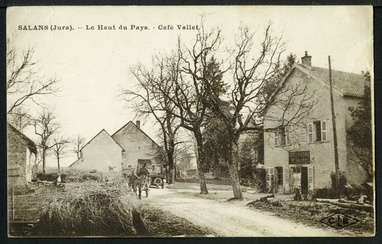 Le haut du pays, café Vallet