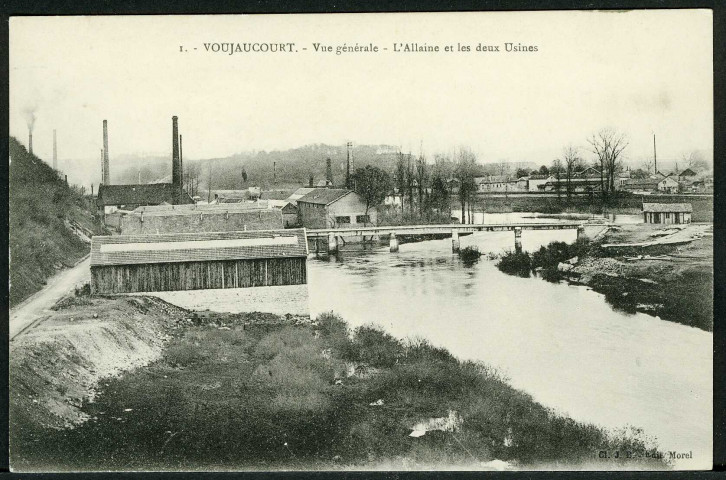 L'Allaine et les deux usines