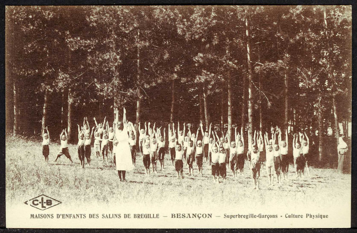 Maisons d'enfants des salins de Bregille, Besançon, Superbregille-garçons, culture physique