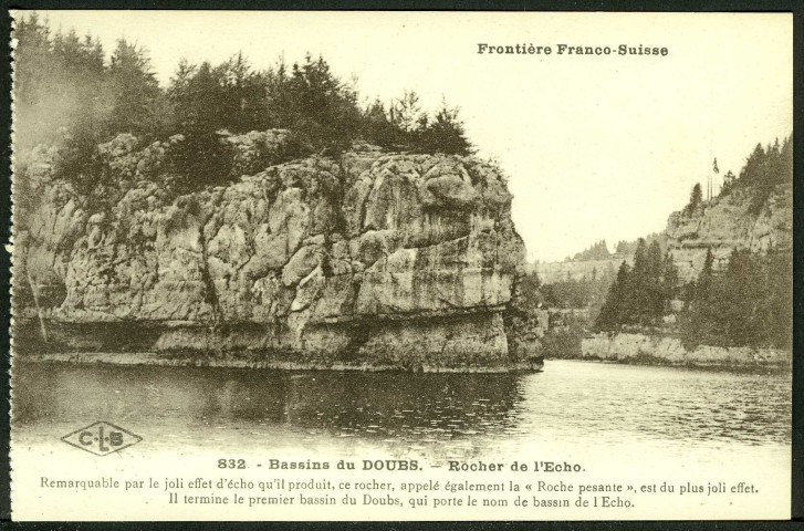 Bassins du Doubs, rocher de l’Écho