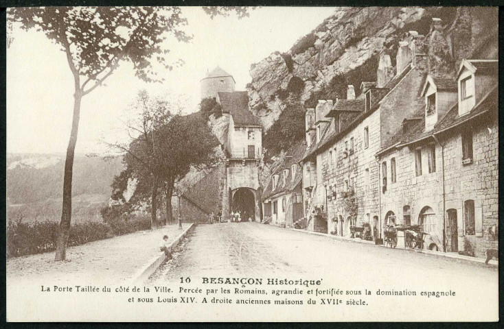 Porte Taillée, coté intérieur