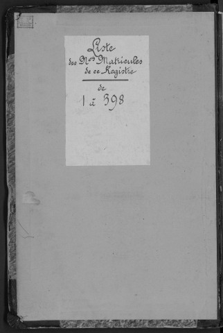 Volume1, nos 1 à 500