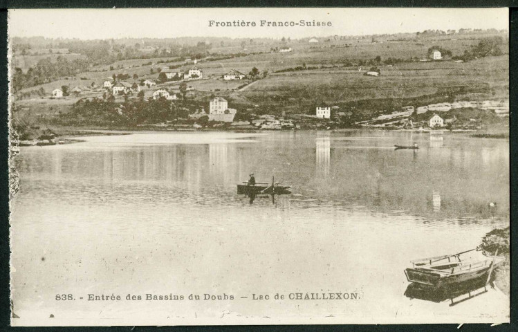 Entrée des bassins du Doubs, lac de Chaillexon