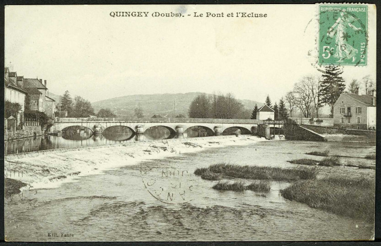 Le pont et l'écluse