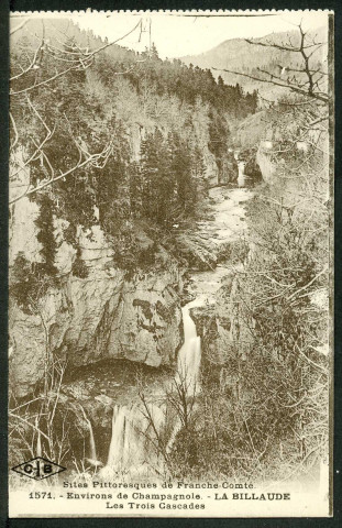 La Billaude, les trois cascades