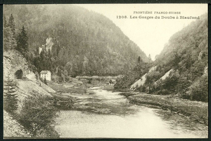 Les gorges du Doubs à Biaufond