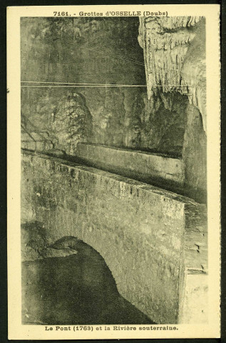 Le pont et la rivière souterraine