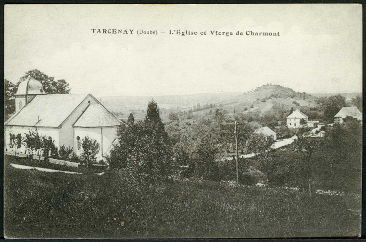 L'église et la vierge de Charmont