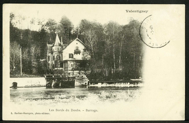 Bords du Doubs, barrage