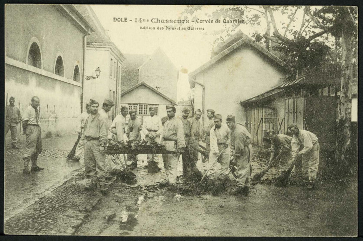 14e chasseurs, corvée de quartier