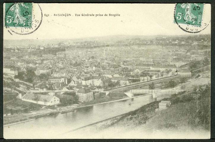 Vue générale prise de Bregille