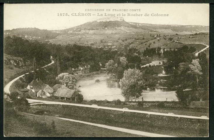 La Loue et le rocher de Colonne