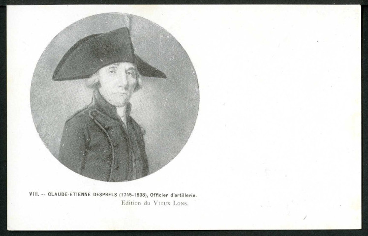 Claude-Etienne Desprels, officier d'artillerie